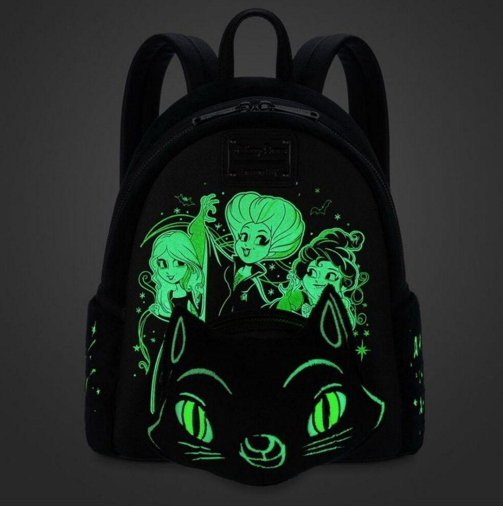 Hocus Pocus Glow-in-the-Dark Loungefly Mini Backpack